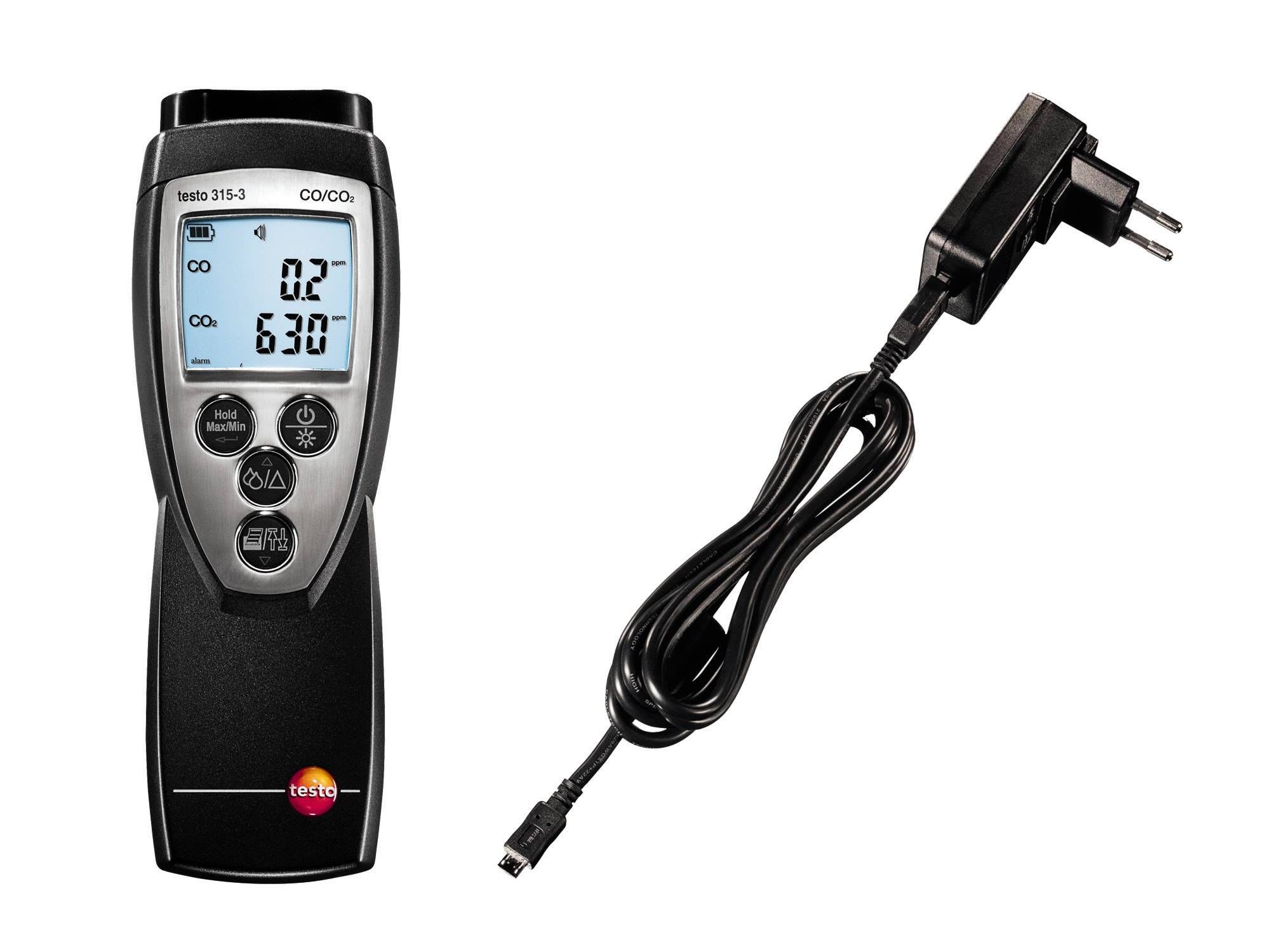 TESTO - testo 315-3 - Appareil de mesure de CO/CO2 pour mesures ambiantes