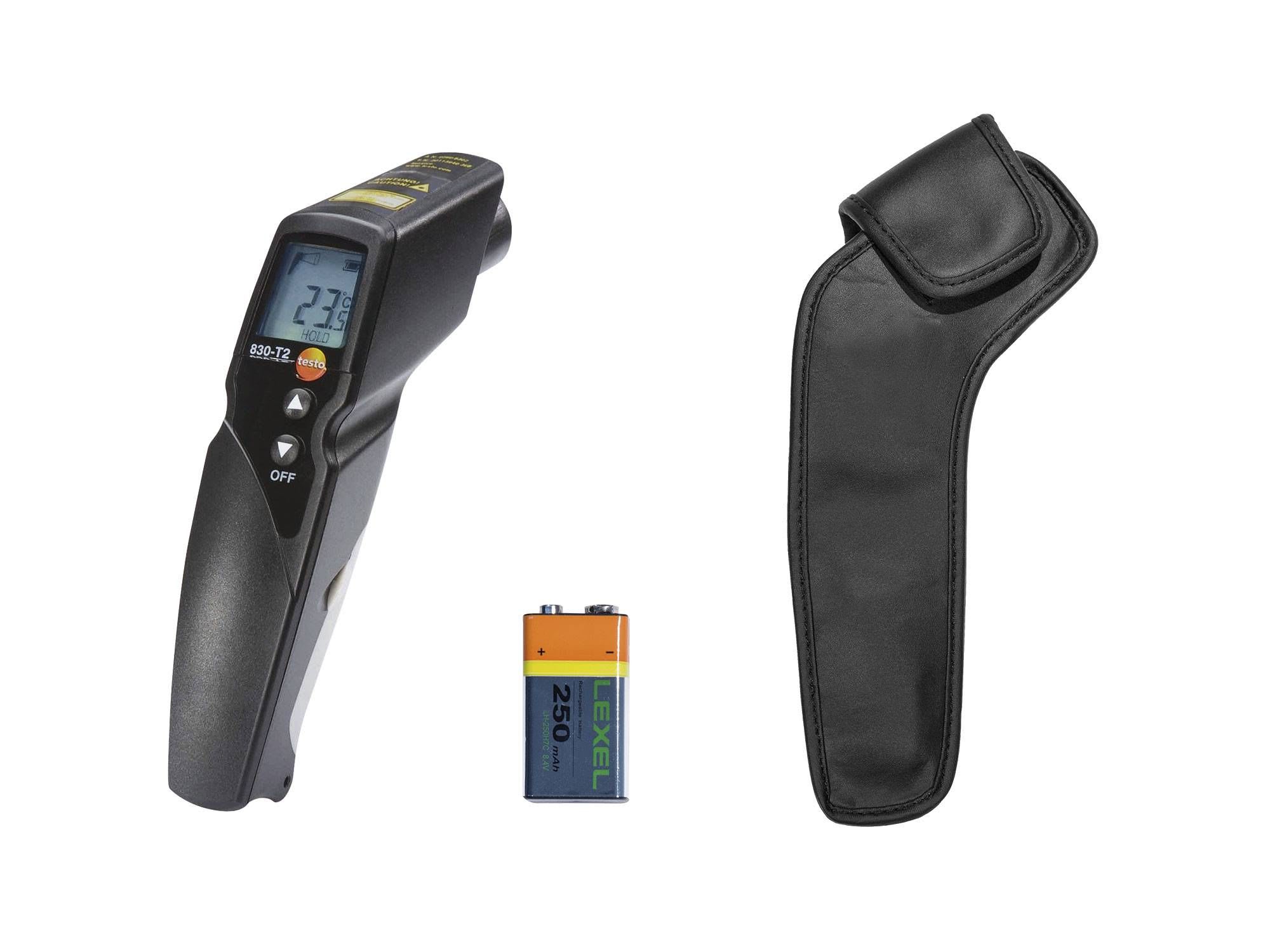 TESTO - testo 830-T2 set - Thermomètre infrarouge (optique 12:1) et sonde de contact