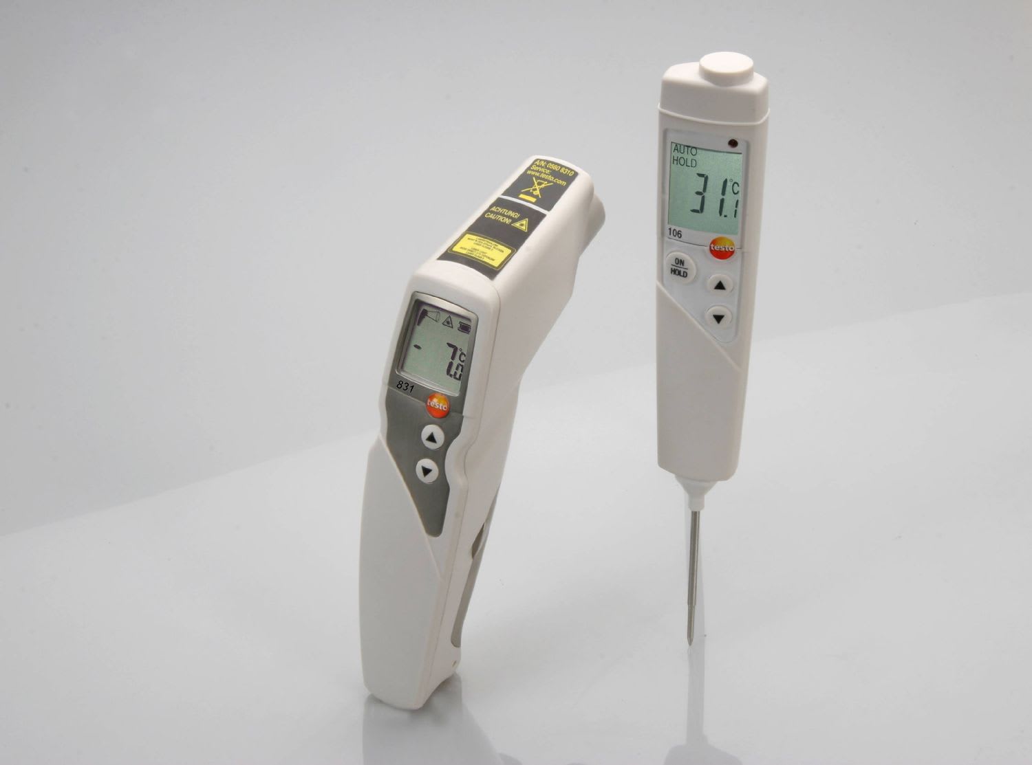 TESTO - Set testo 831 et 106 - Thermomètre infrarouge et Thermomètre alimentaire