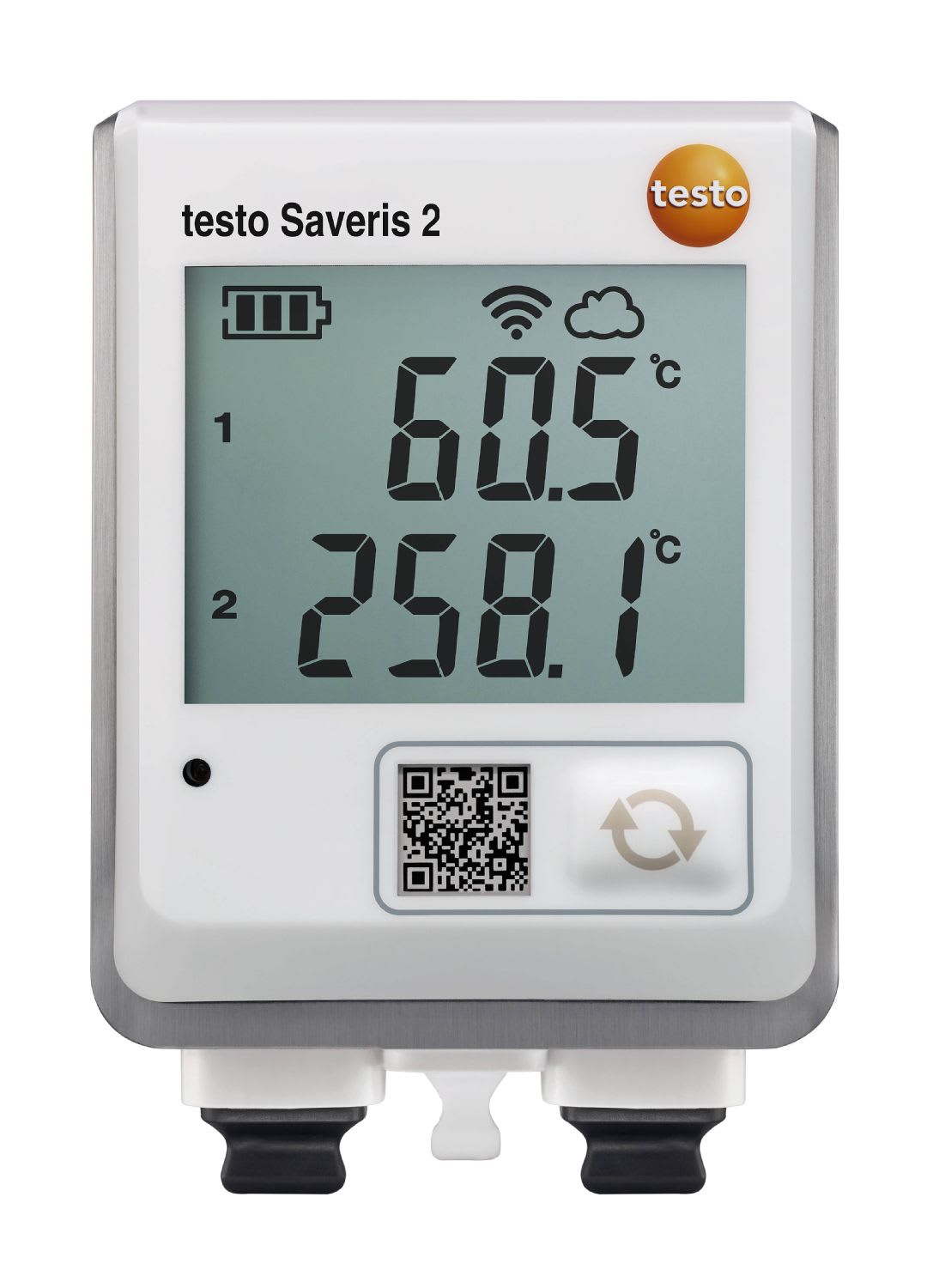 TESTO - testo Saveris 2-T3 Enregistreur WiFi avec écran et 2 raccords pour sondes TC