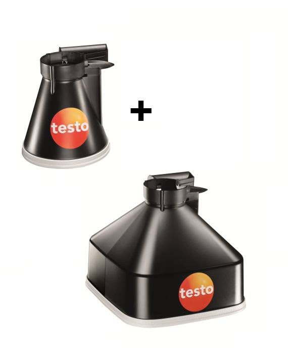 TESTO - Kit débit volumétrique testovent 417 avec cône de débit VMC et cône ventilation
