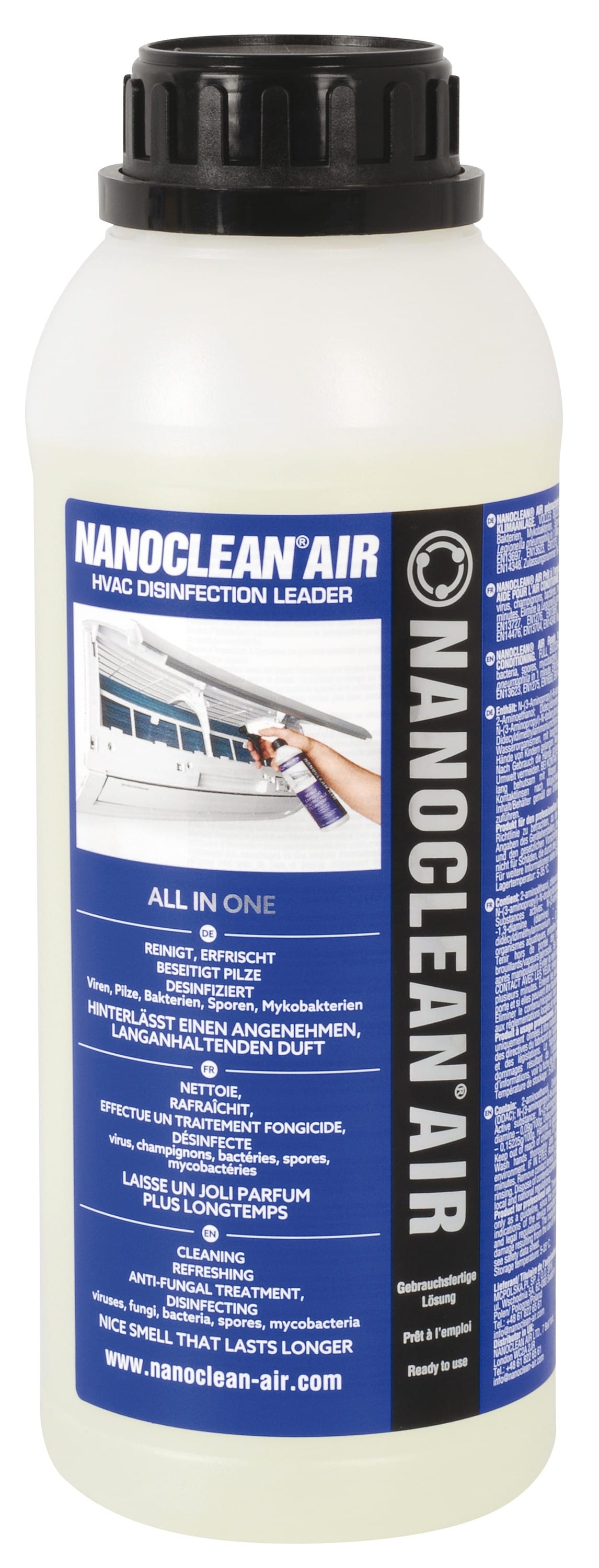 CBM – COMPTOIR BINOCHE MICHEL - Nanoclean air - bidon 1L désinf. évaporateur agrumes
