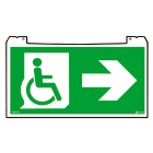 Ura - Pictogramme Practice Evolution PMR + flèche horizontale