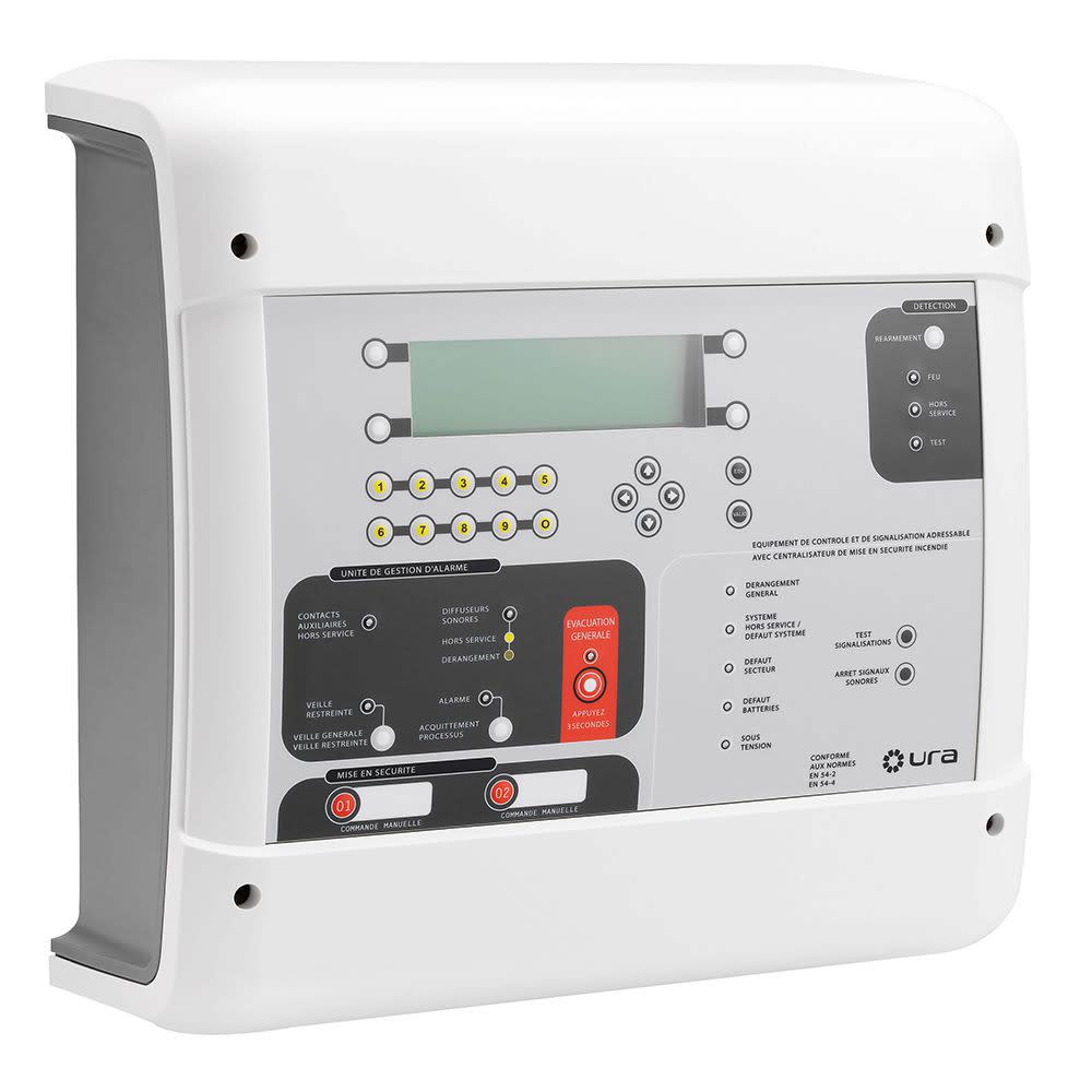 Ura - Centrale type 1 ECS CMSI Adressable - 128