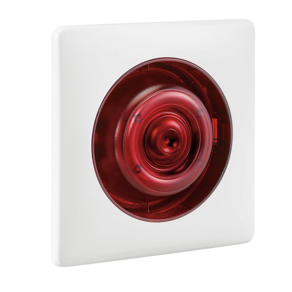 Ura - Diffuseur sonore classe B (90 dB) encastré + flash rouge