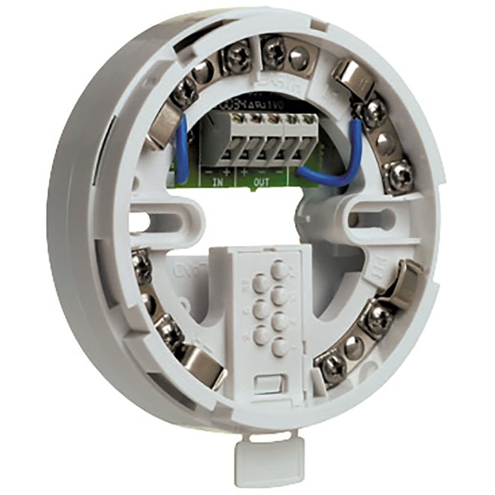 Ura - Socle pour détecteur auto Adressable + isolateur