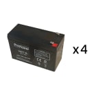 Ura - Batterie pour maintenance source centrale URA réf.210209 (48VDC 170W)