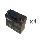 Ura - Batterie pour maintenance source centrale URA ref.210211 (48VDC 480W)