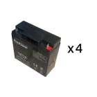 Ura - Batterie pour maintenance source centrale URA réf.210211 (48VDC 480W)