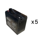 Ura - Batterie pour maintenance source centrale URA ref.210215 (230VAC 5000VA)
