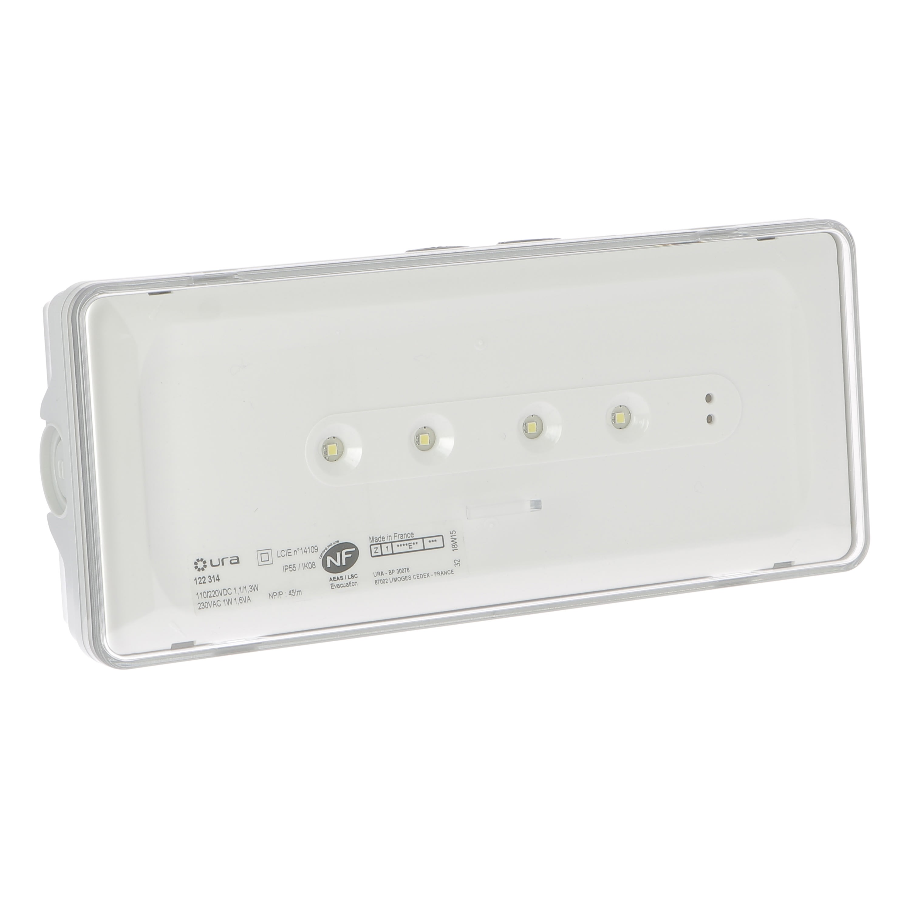 Ura - LSC Uraone Évacuation 110/220 Vdc et 230V~ - 45lm