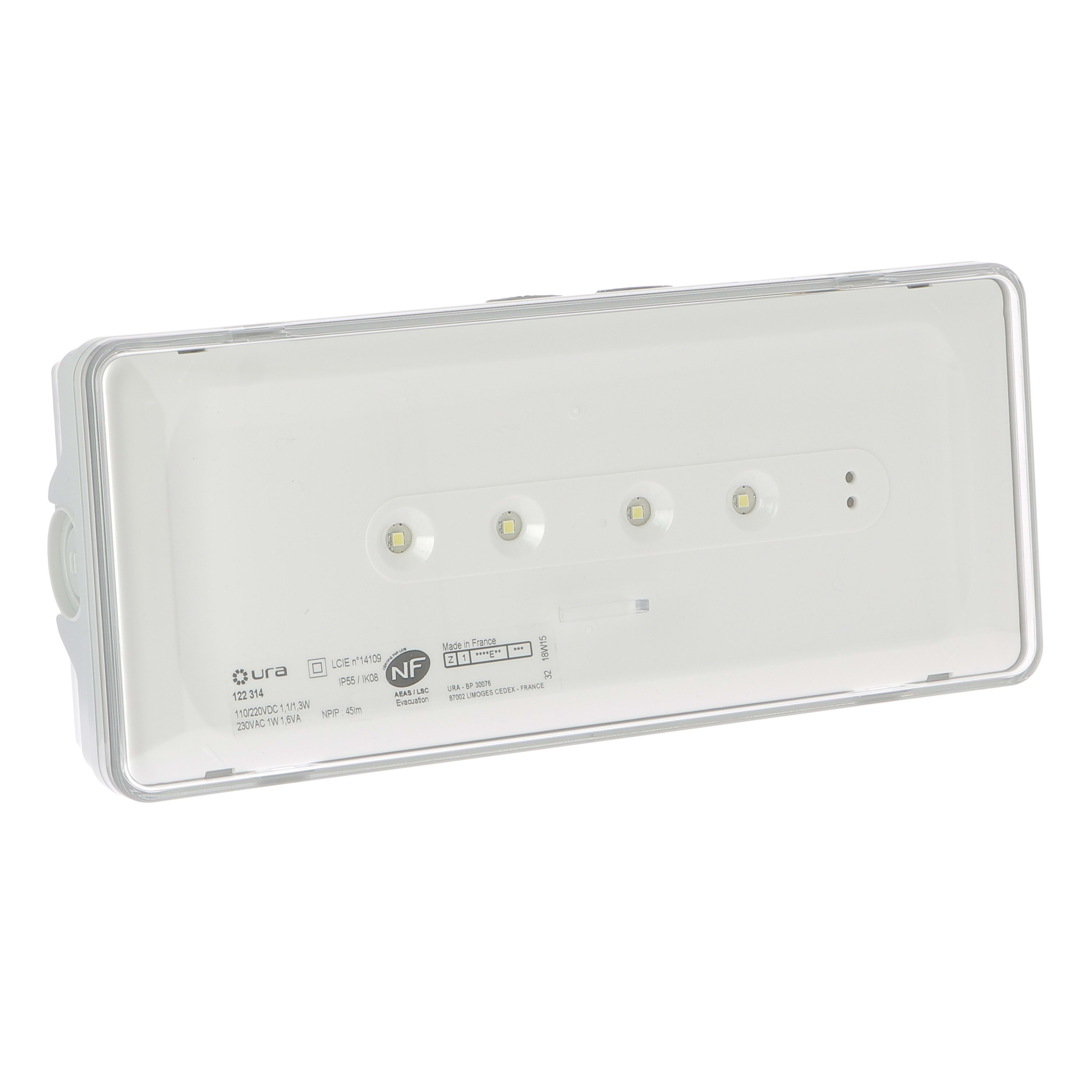 Ura - LSC Uraone Évacuation 110/220 Vdc et 230V~ - 45lm