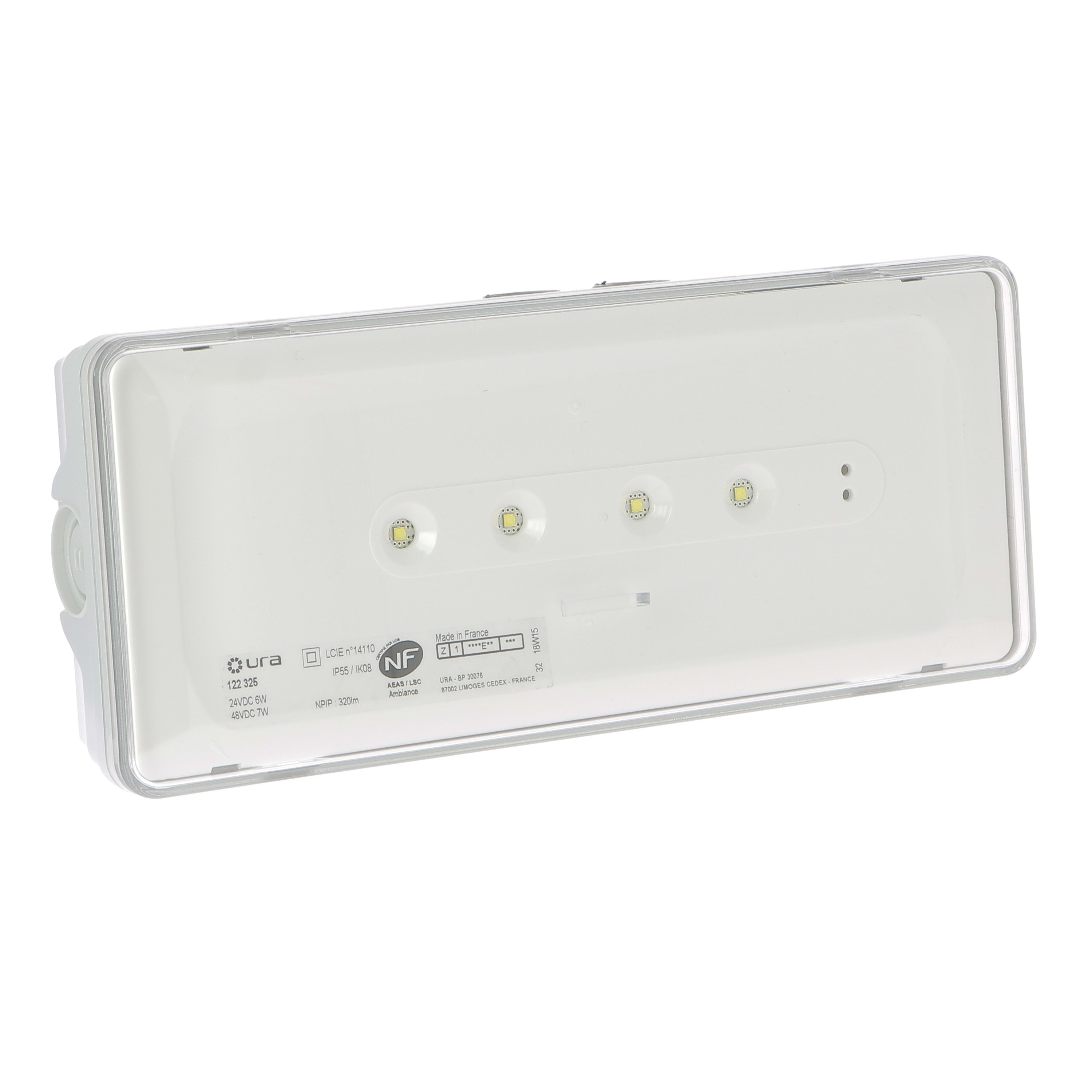 Ura - Luminaire pour Source Centrale Urajet Ambiance - 24/48 Vdc - 320lumen