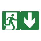 Ura - Pictogramme Évacuation pour BAES et LSC Uraproof V