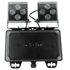 Ura - BAES 2 PHARES LEDS IP65 2500 LM 1H EVACUATION / Ambiance SATI CONNECTABLE