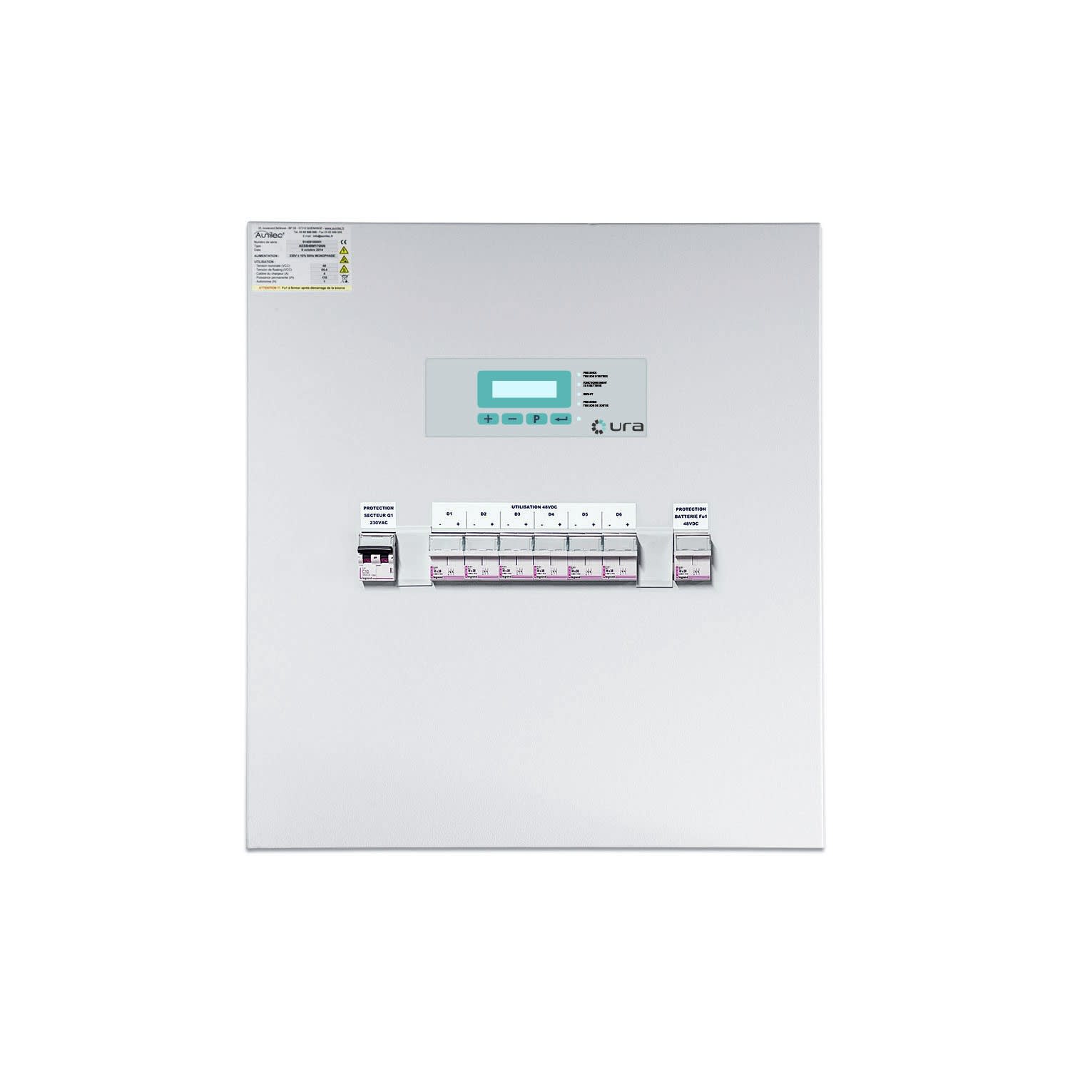 Ura - Source centrale 48 VDC 360 Watts pour luminaire