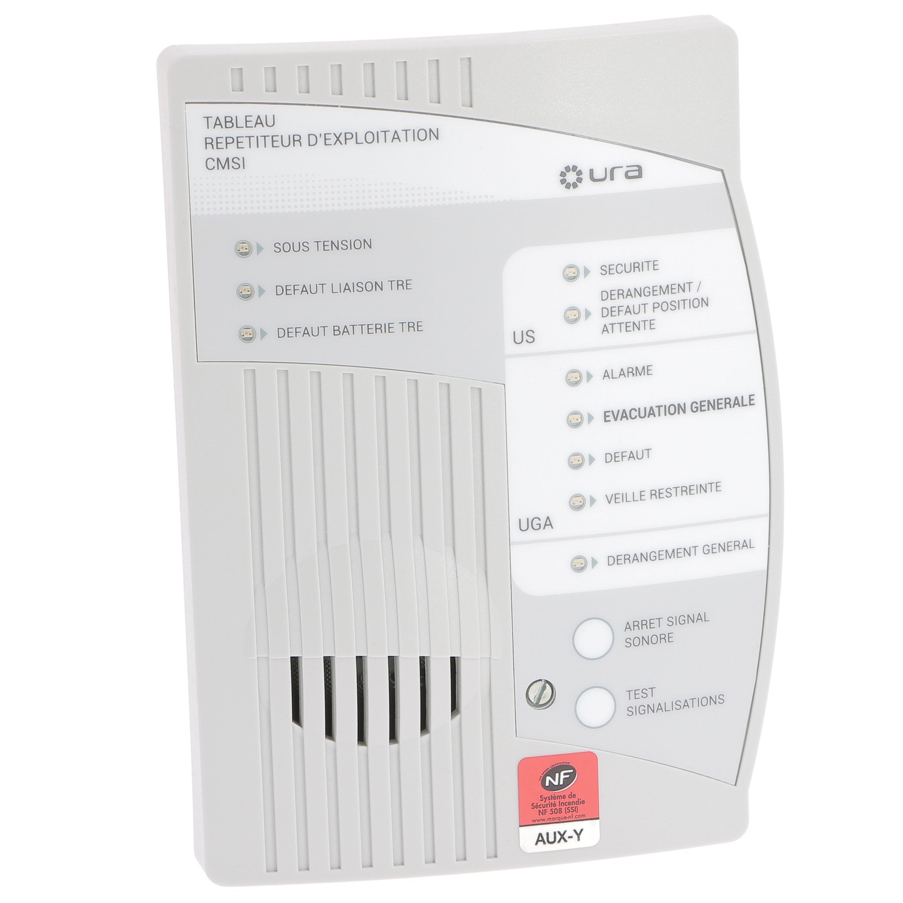 Ura - Tableau répétiteur pour CMSI Adressable XL3