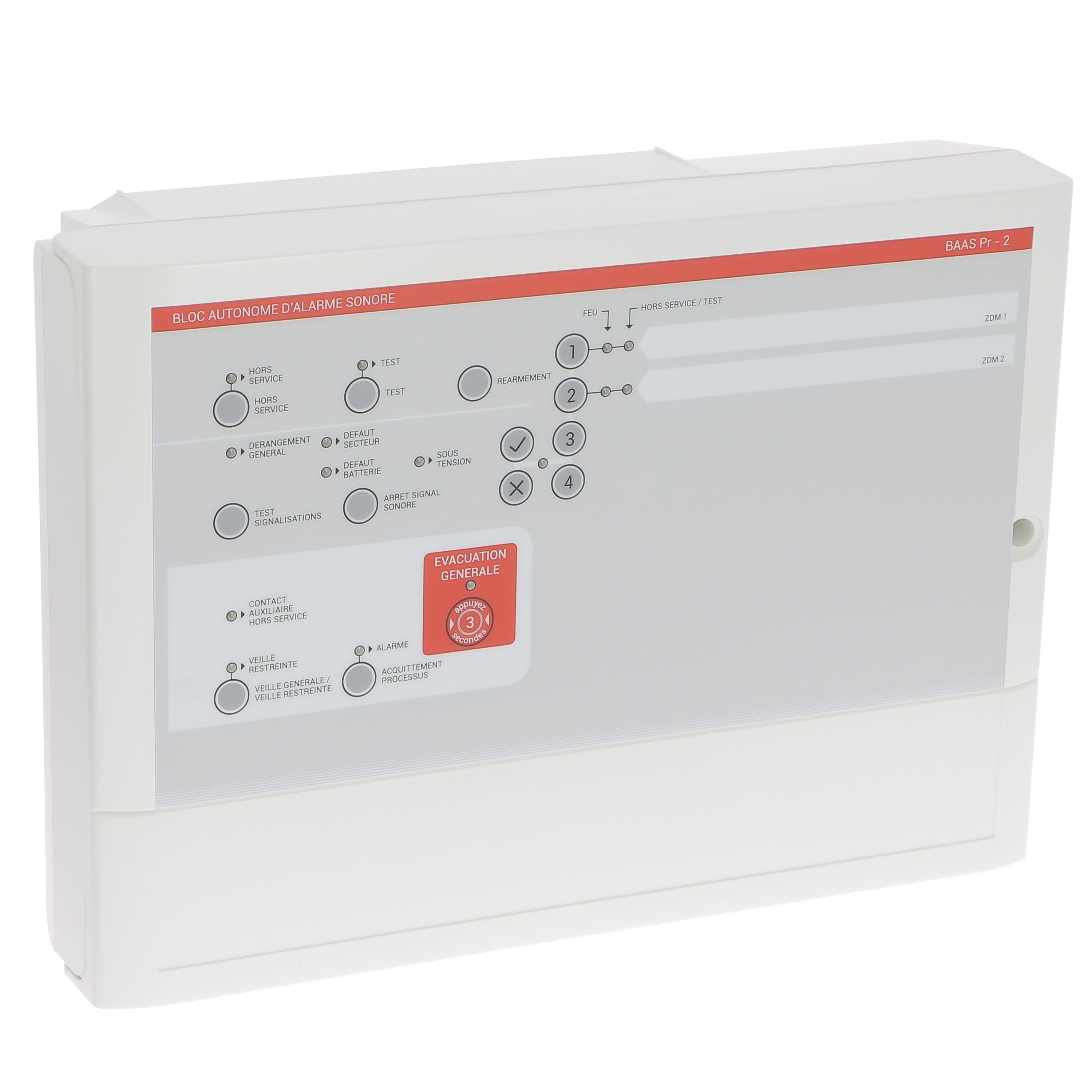 Ura - Bloc Autonome d'Alarme BAAS PR - 2 boucles