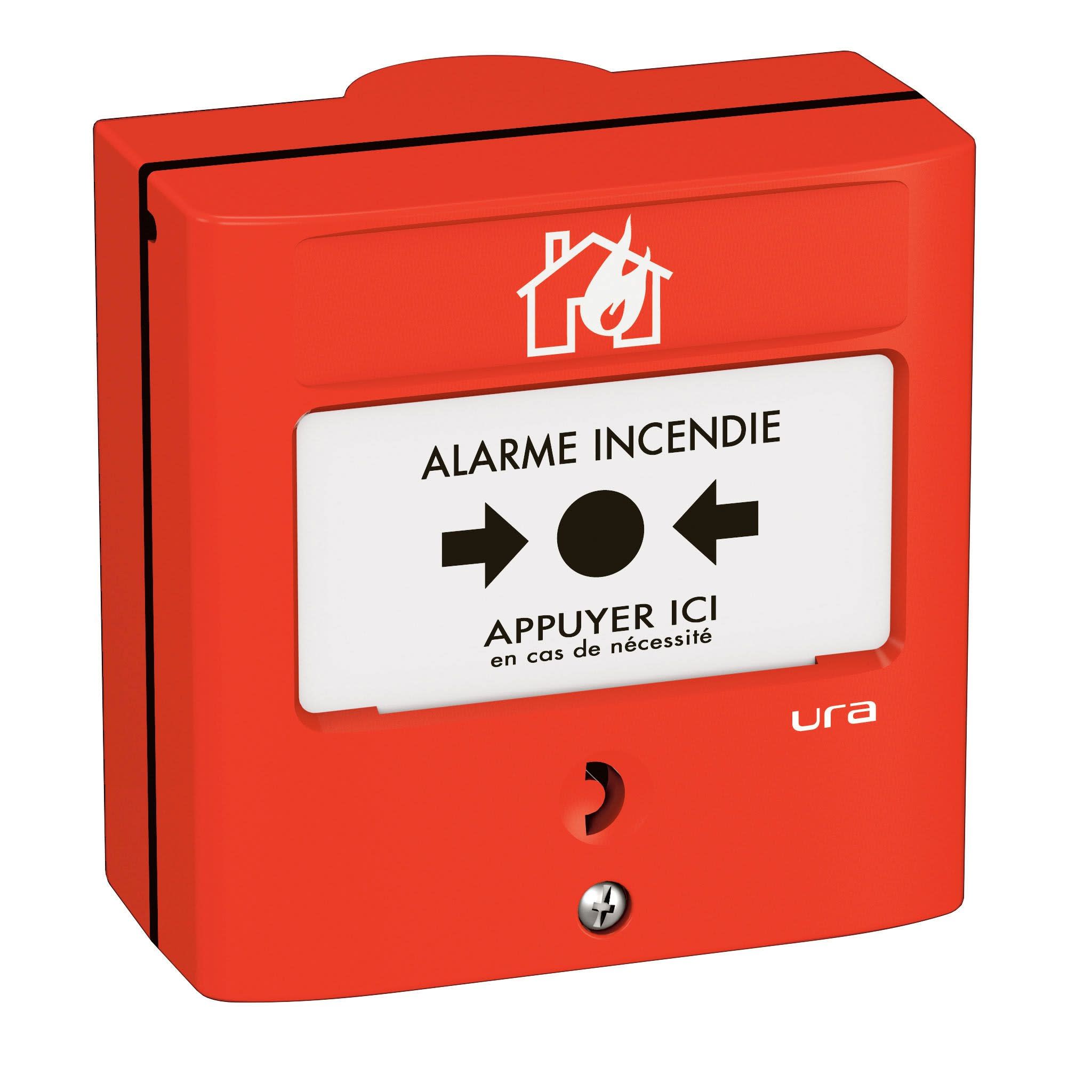 Ura - Déclencheur manuel rouge à membrane réarmable