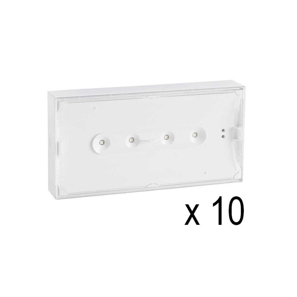Ura - Lot de 10 BAES Evacuation Uraone 111013 reconditionnés sans embase av. 2020