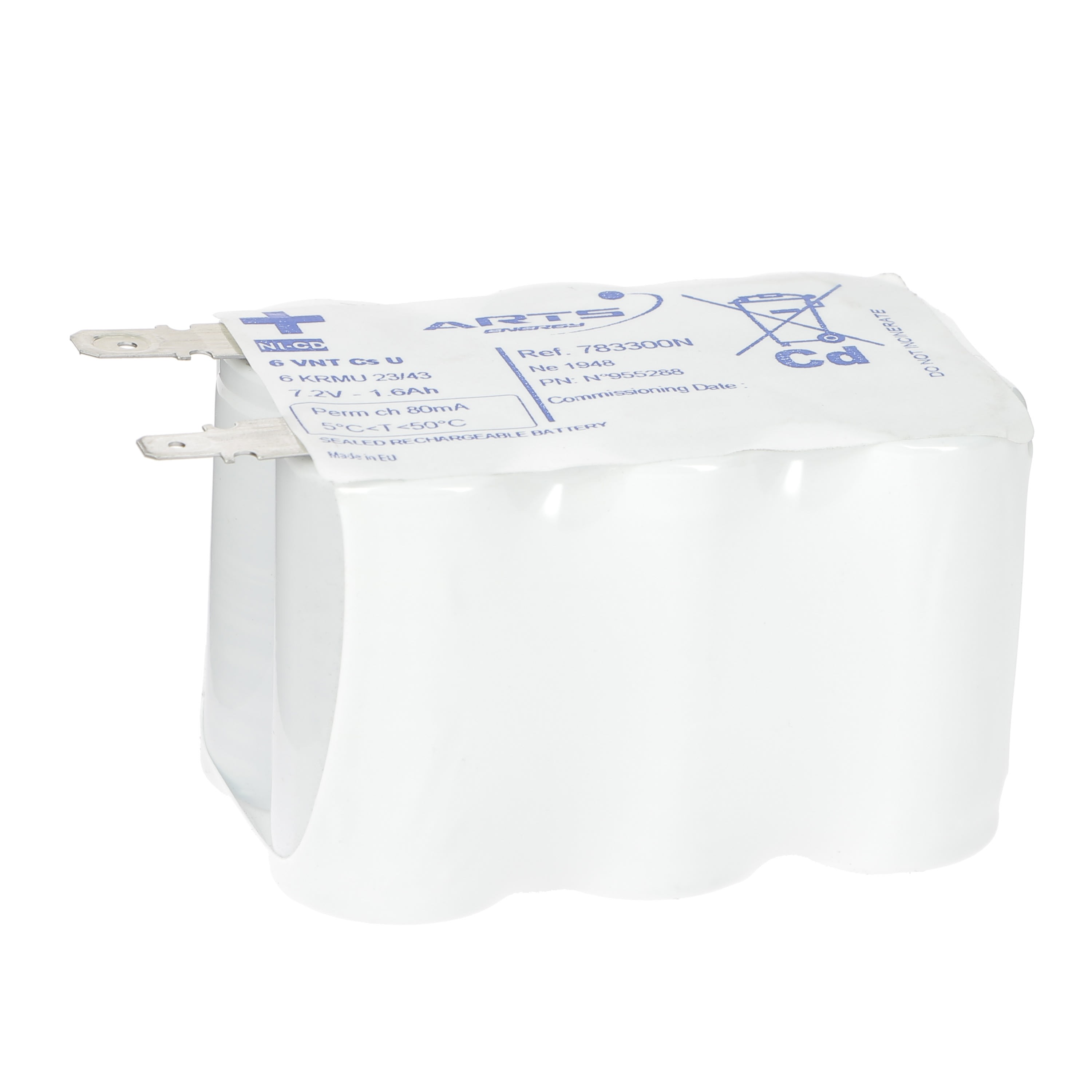 Ura - Batterie Nickel Cadmium Ni-Cd 6 éléments de type VTCS