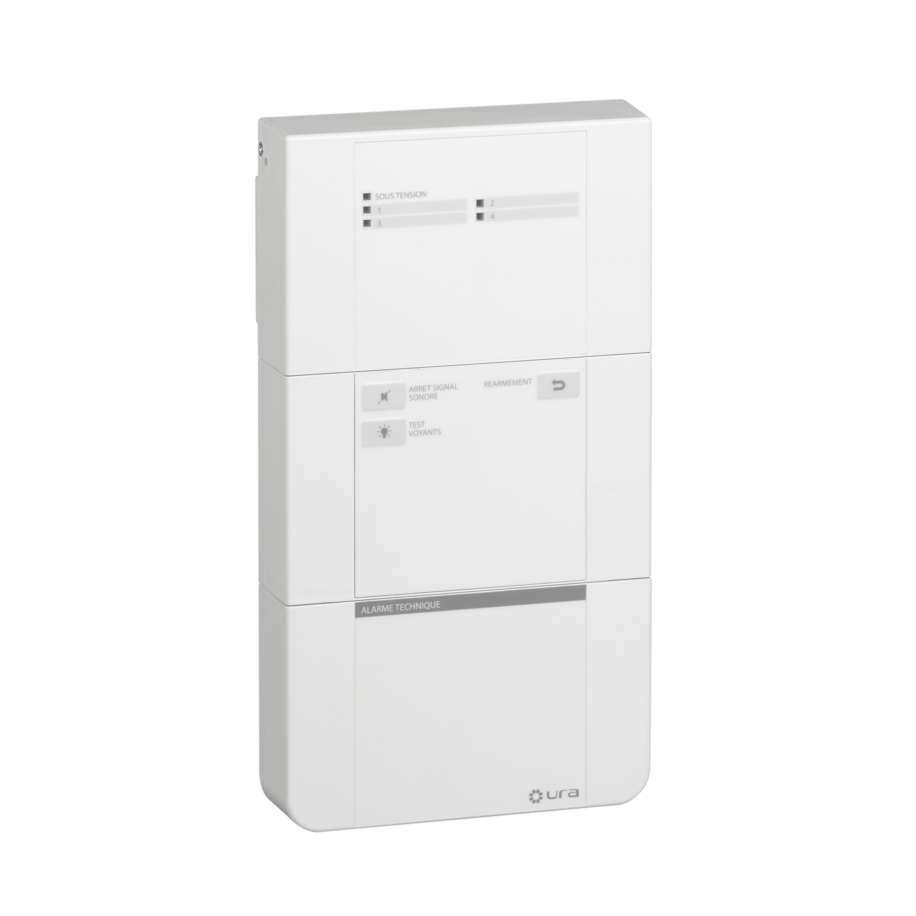 Ura - Tableau d'alarme technique AT - 4 contacts