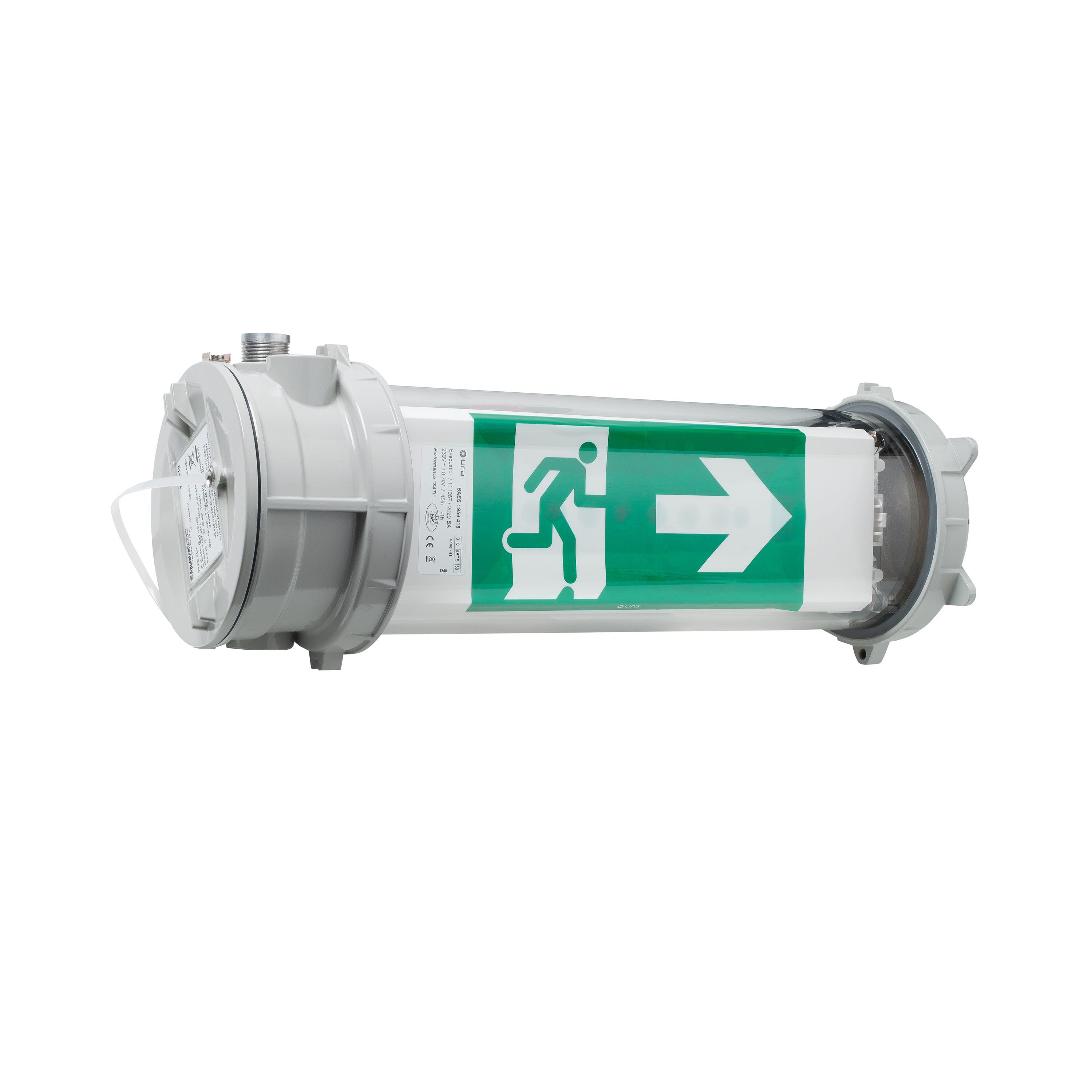 Ura - BAES Évacuation ATEX SUPER SATI LEDs 45lumen