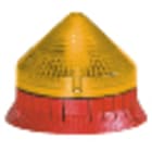 SIRENA - CTL900 X A, feu à éclats, Xénon, son pulsé 72db, diam 90mm,IP30, V12/24ACDC,