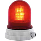 SIRENA - TYPE 200 Feu fixe/clignotant à led rouge, IP55, V24ACDC, base grise