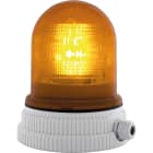 SIRENA - TYPE 200 Feu fixe/clignotant à led orange, IP55, V110ACC, base grise