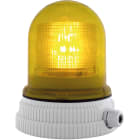 SIRENA - TYPE 200 Feu fixe/clignotant à led jaune, IP55, V240AC, base grise