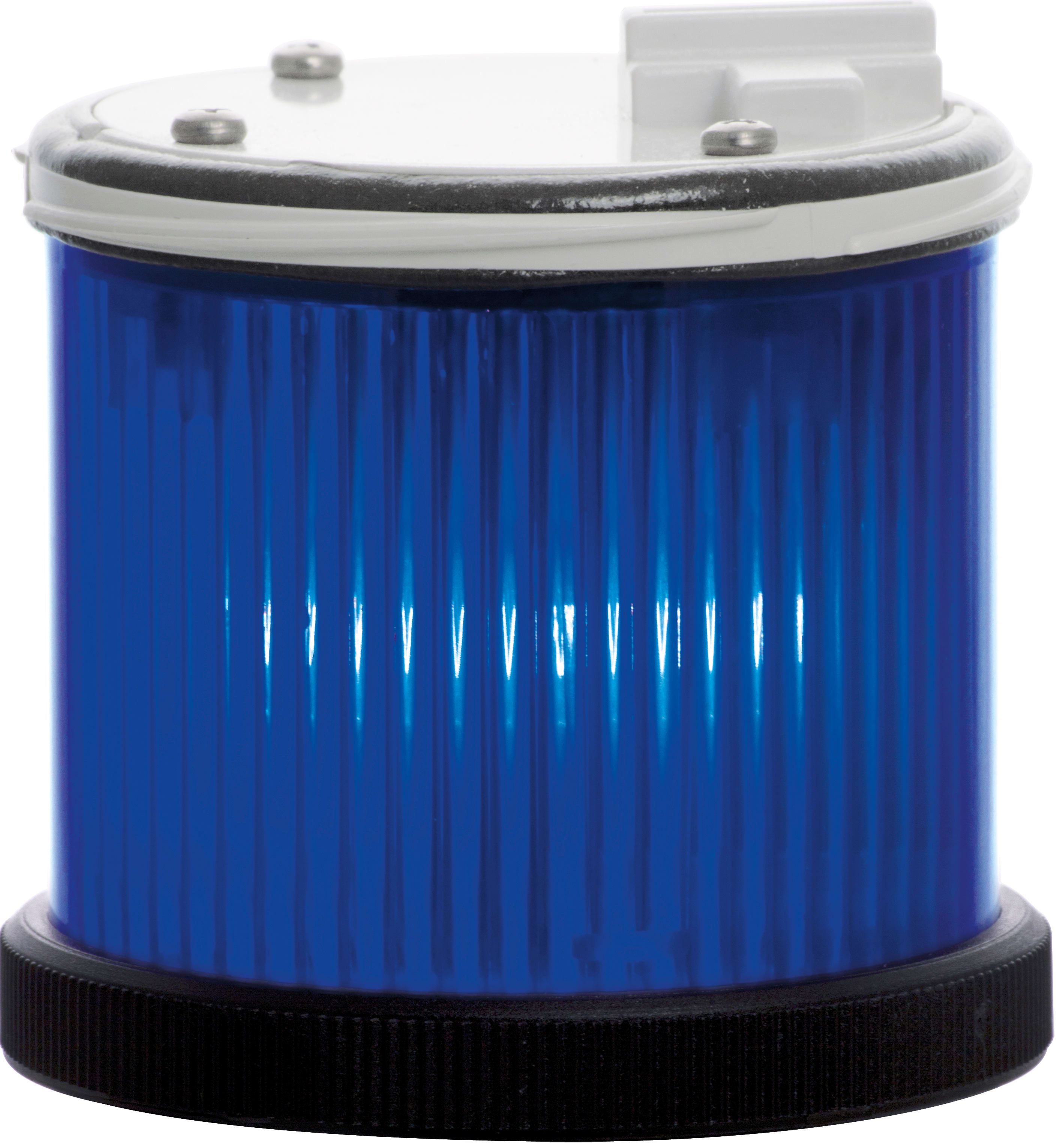 SIRENA - TWS FLASH : élément lumineux bleu - clignotant - IP66 - V12/48DC - bague noire