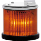 SIRENA - TWS FLASH : élément lumineux orange - clignotant - IP66 - V12/48DC - bague noire