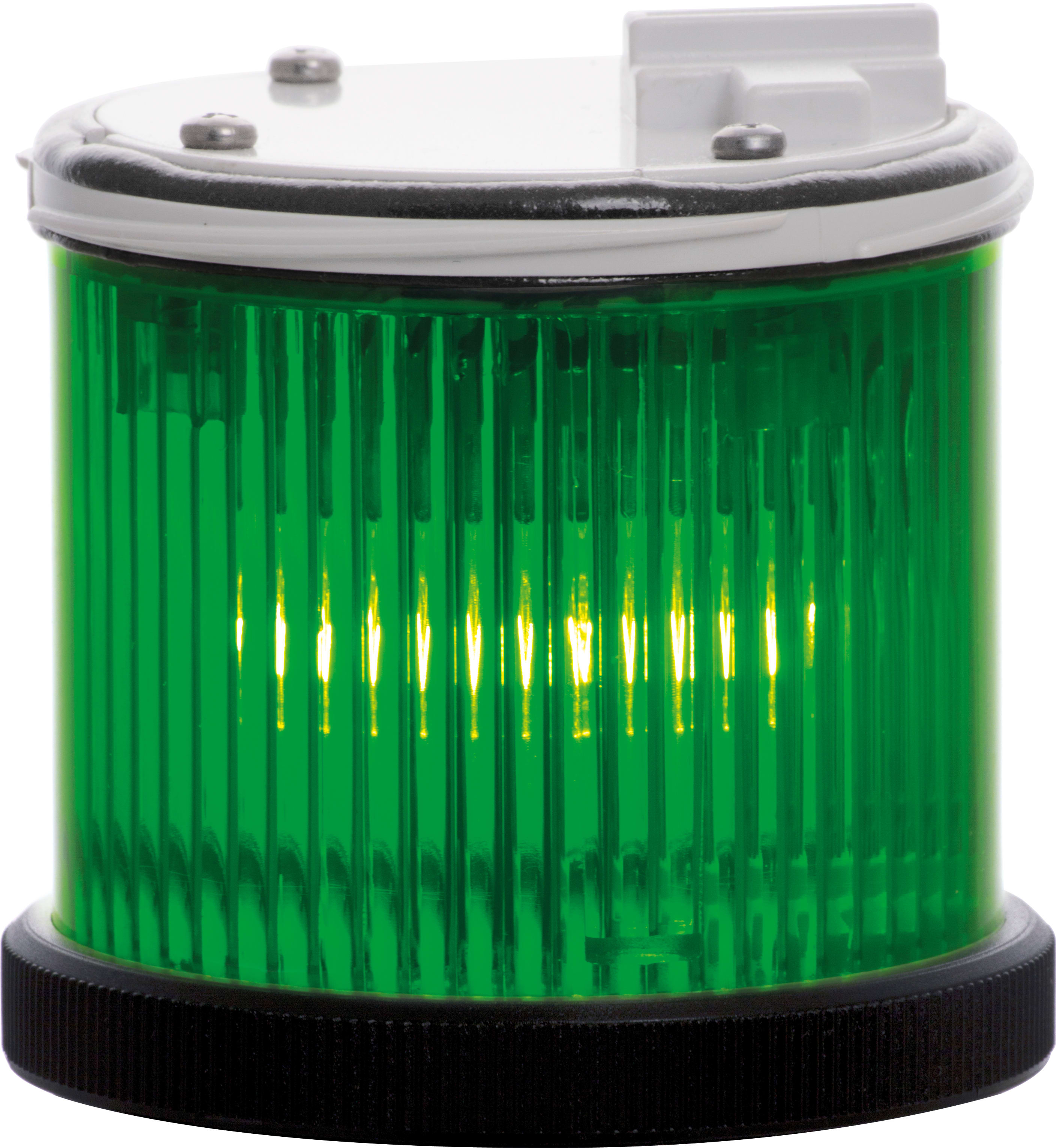 SIRENA - TWS FLASH : élément lumineux vert - clignotant - IP66 - V12/48DC - bague noire