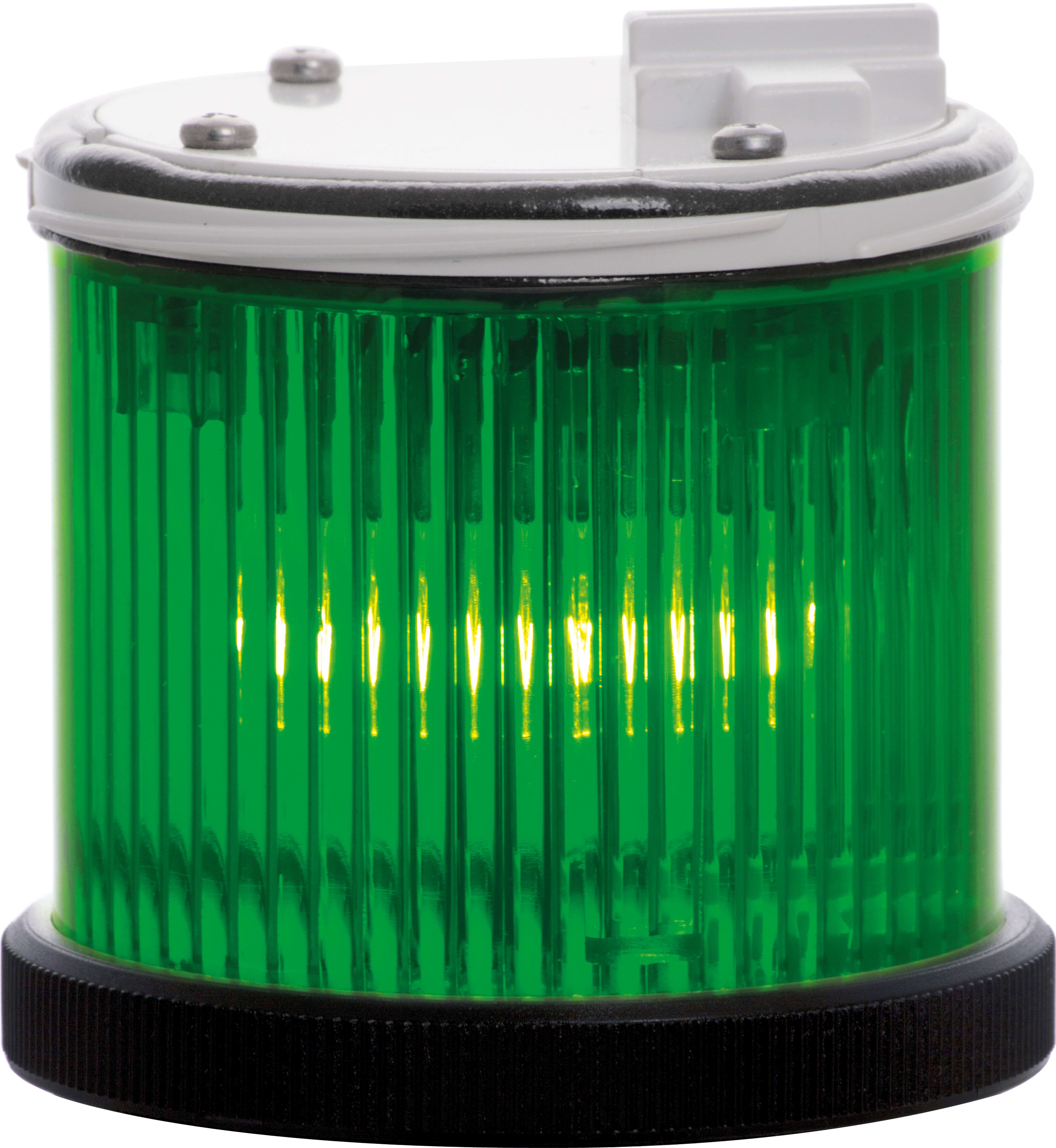 SIRENA - TWS FLASH : élément lumineux vert - clignotant - IP66 - V24/240AC - bague noire