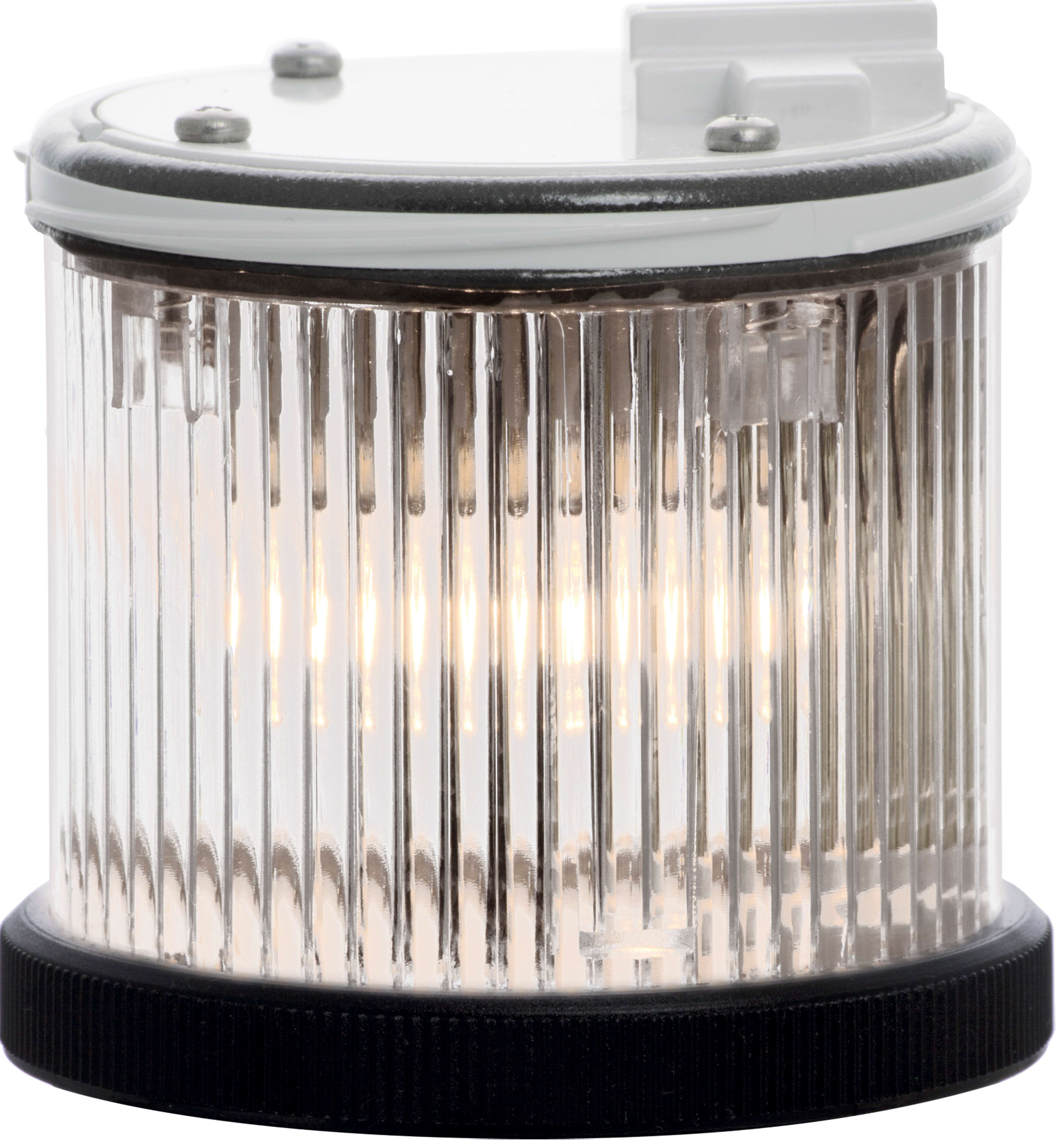 SIRENA - TWS FLASH : élément lumineux blanc - clignotant - V24/240AC - bague noire
