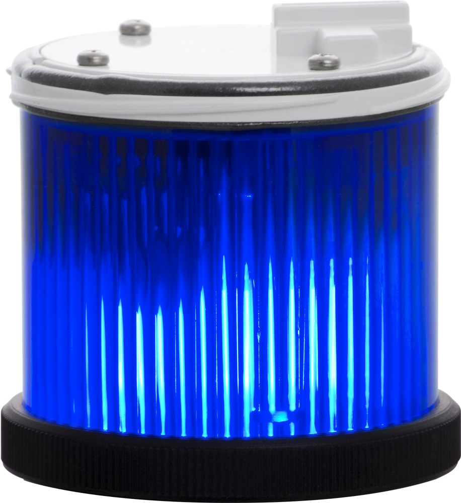 SIRENA - TWS X : élément lumineux bleu - xénon - flash - IP66 - V24DC - bague noire