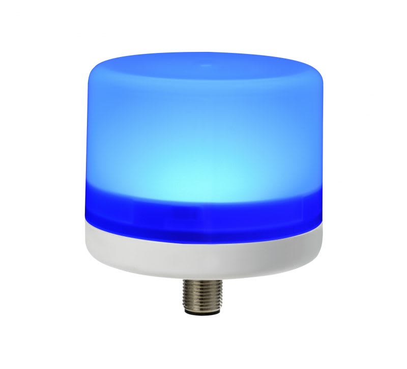 SIRENA - E-LITE : balise LED bleu IP66 24VDC QC M12