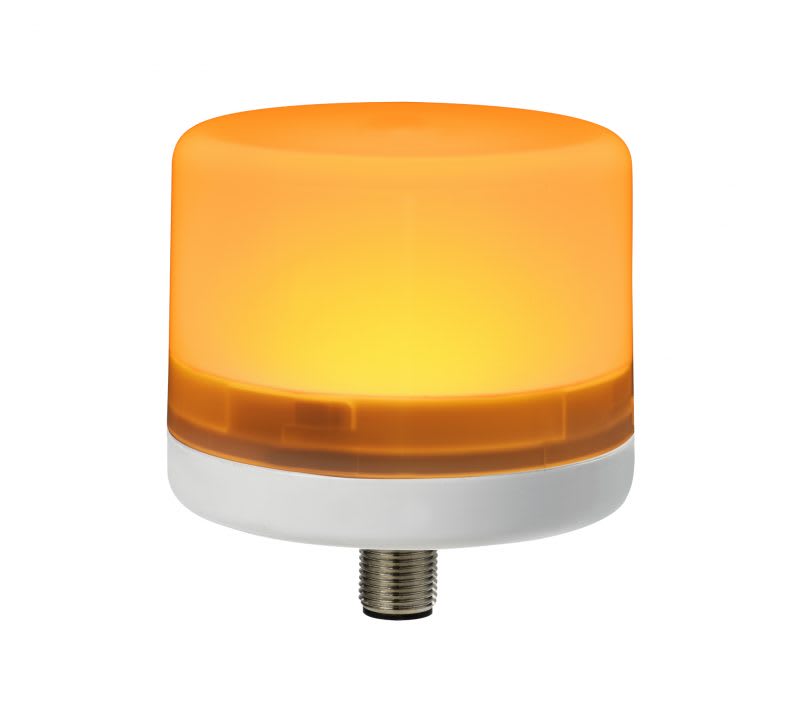 SIRENA - E-LITE : balise LED orange IP66 24VDC QC M12