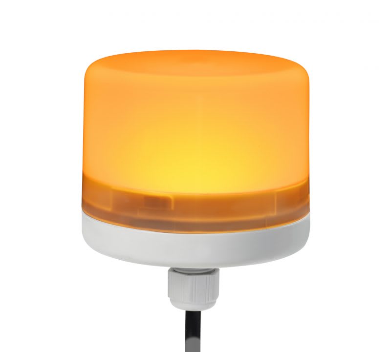 SIRENA - E-LITE : balise LED orange IP66 24VDC
