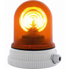 SIRENA - TYPE 200 orange, feu tournant avec ampoule halogène, IP55, V240AC, base grise