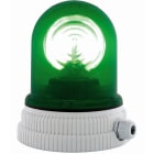 SIRENA - TYPE 200 vert, feu tournant avec ampoule halogène, IP55, V240AC, base grise