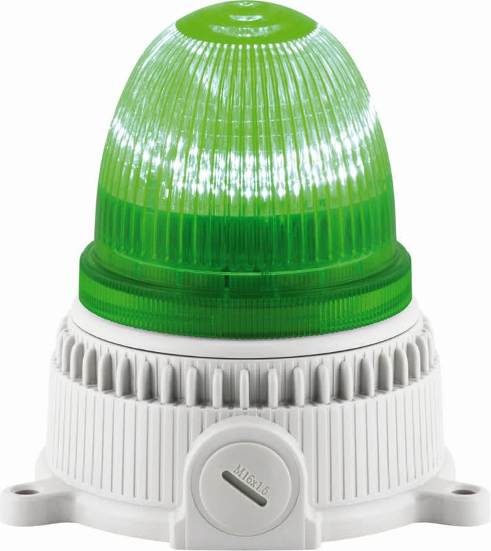 SIRENA - OVOLUX LED M : balise multifonction vert - IP65 - 90/240vac