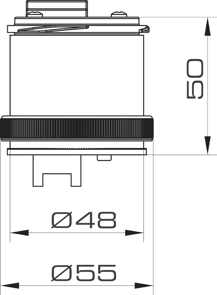 SIRENA - MINITWS LED : élément lumineux ja - fixe/flash - lentille transparente - V24DAC