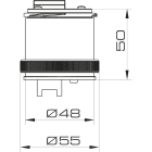 SIRENA - MINITWS LED : élément lumineux rg - fixe/flash - lentille transparente - V110AC