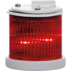 SIRENA - MINITWS LED : élément lumineux rouge - fixe/flash - lentille colorée - 24VACDC