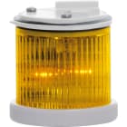 SIRENA - MINITWS LED : élément lumineux jaune - fixe/flash - lentille colorée - 24VACDC