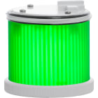 SIRENA - TWS LED : élément lumineux vert - lumière fixe - lentille opaque - V24ACDC