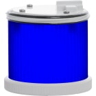 SIRENA - TWS LED : élément lumineux bleu - effet fixe/flash - lentille opaque - V24ACDC
