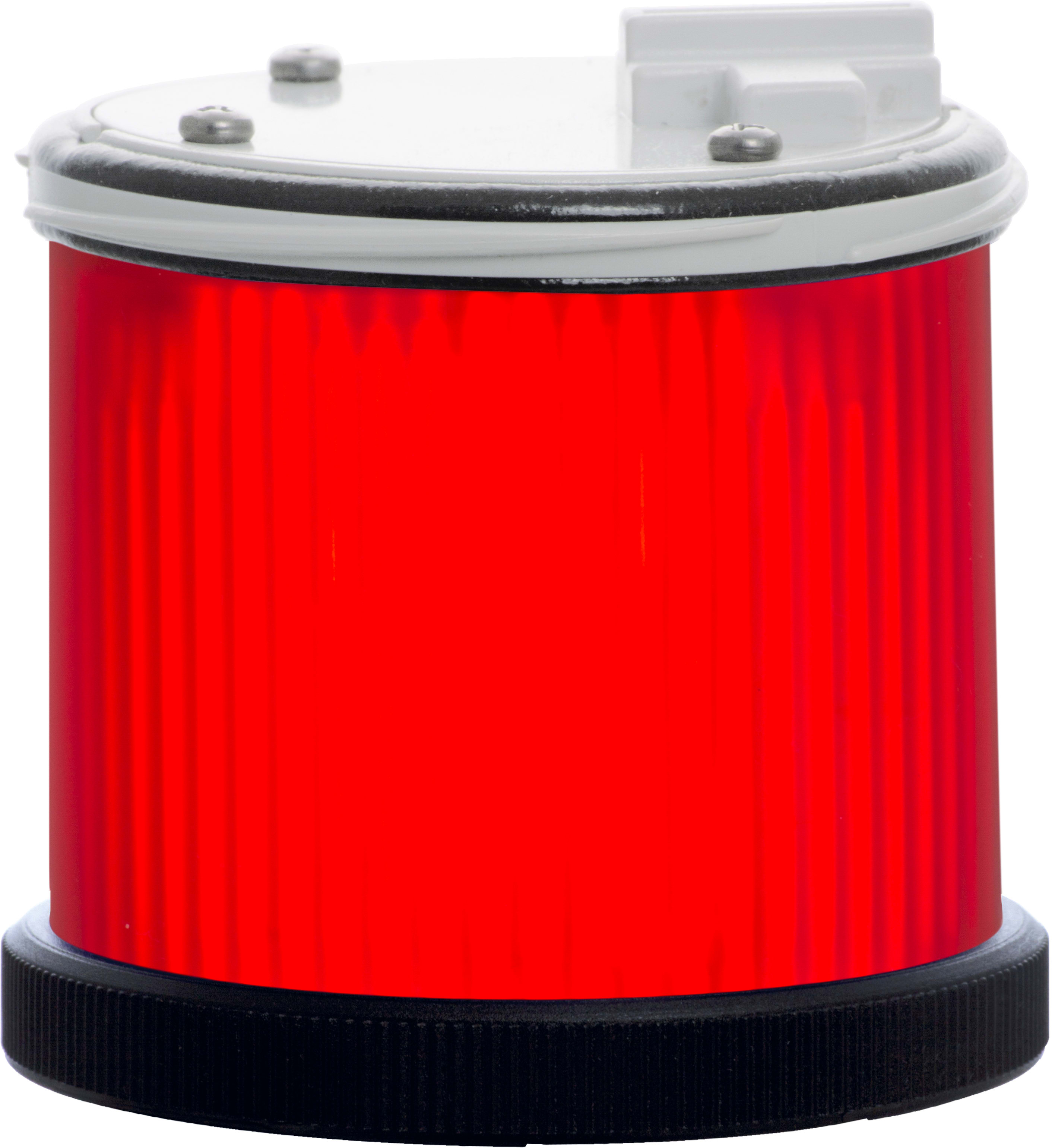 SIRENA - TWS LED : élément lumineux rouge - effet fixe/flash - lentille opaque - V24ACDC